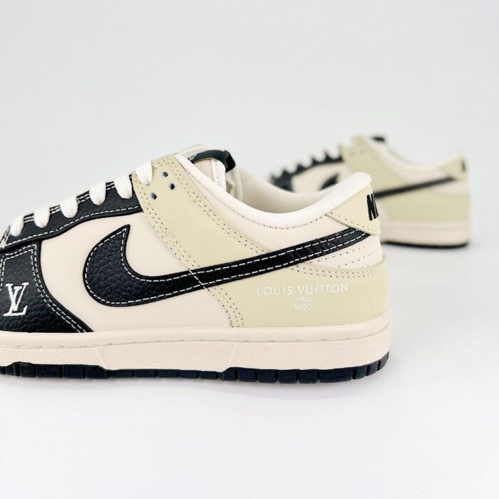 NIKE SB DUNK LOW X LOUIS VUITTON BLACK BEIGE - Image 5