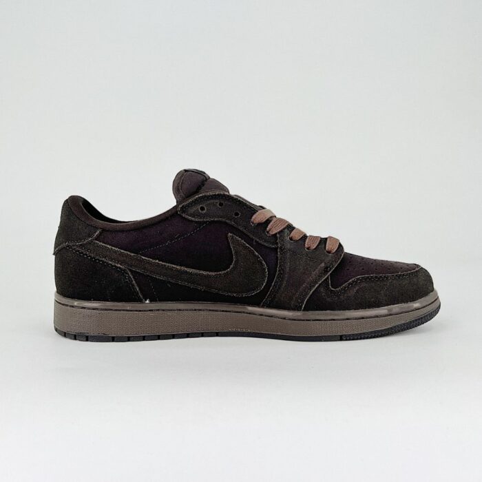 NIKE AIR JORDAN 1 LOW X TRAVIS SCOTT X VELVET BROWN AND DARK MOCHA DO5442 202 - Image 5