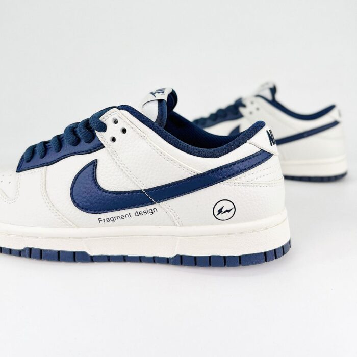 NIKE DUNK SB LOW X FRAGMENT DESIGN WHITE NAVY - Image 5