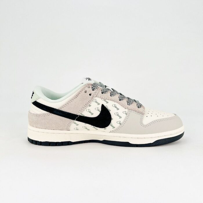 NIKE DUNK SB LOW X STUSSY GREY WHITE - Image 7