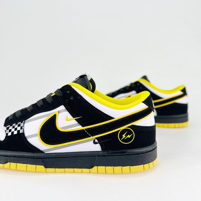 NIKE SB DUNK LOW BLACK WHITE YELLOW - Image 3