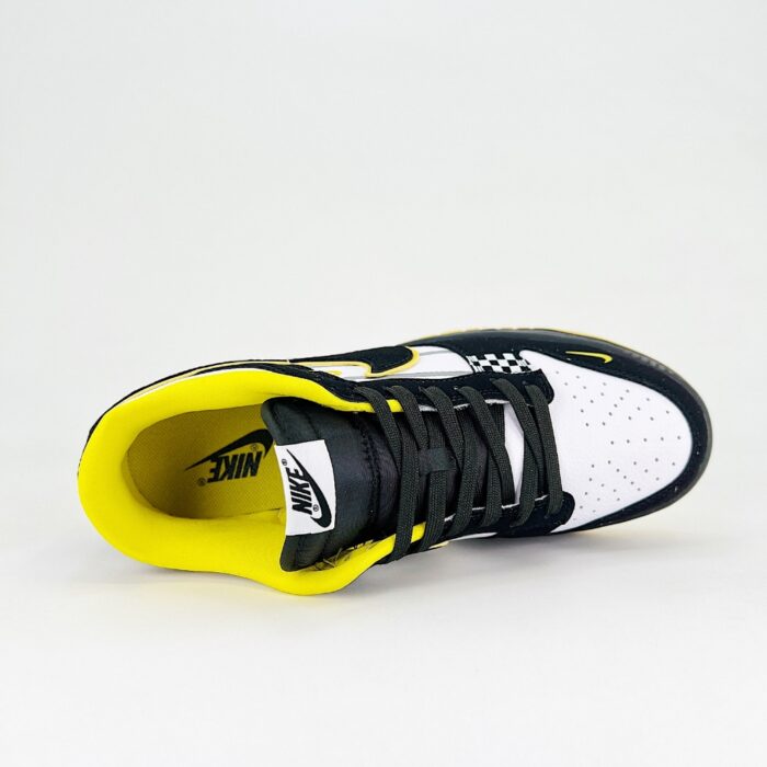 NIKE SB DUNK LOW BLACK WHITE YELLOW - Image 4