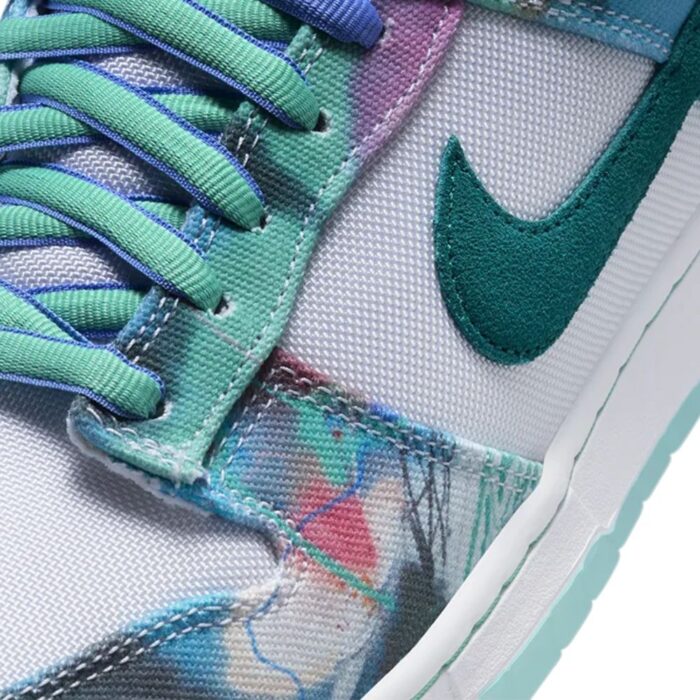 NIKE SB DUNK LOW X FUTURA LABORATORIES BLEACHED AQUA HF6061 400 - Image 5