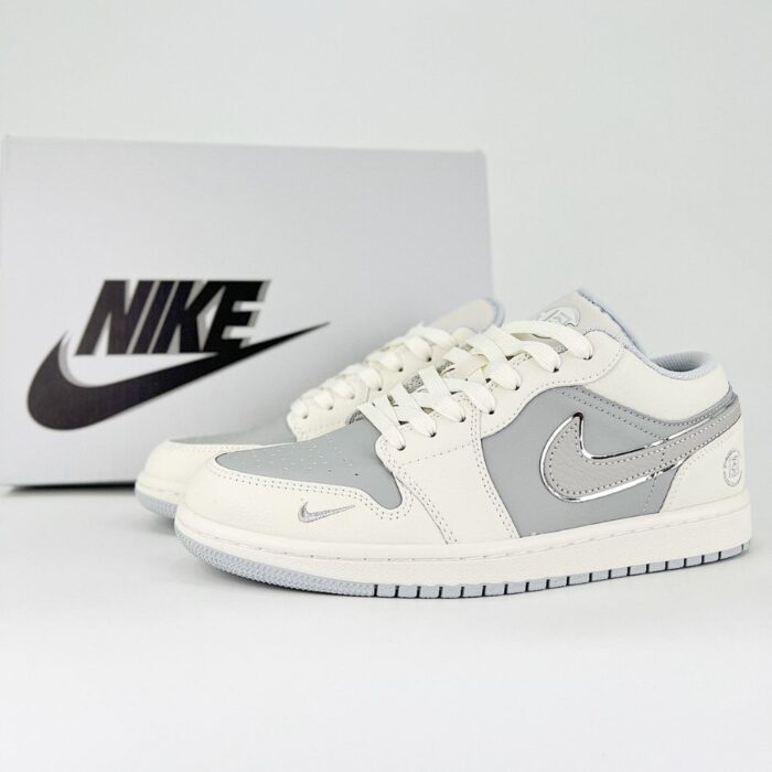 NIKE SB DUNK LOW GREY WHITE - Image 2