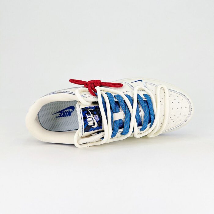 NIKE DUNK SB LOW X MONCLER LUNAR YEAR OF THE SNAKE BLUE WHITE - Image 6