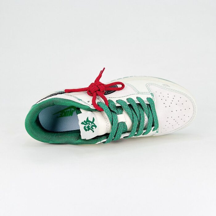 NIKE DUNK SB LOW LUNAR YEAR OF THE SNAKE WHITE GREEN - Image 5