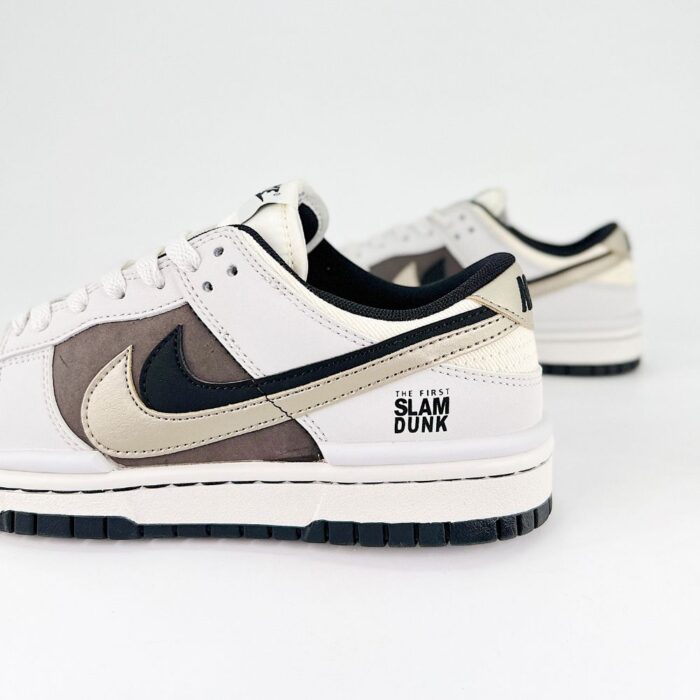 NIKE DUNK SB LOW X SLAM DUNK WHITE BROWN - Image 5