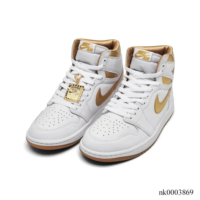 AJ 1 High OG Metallic Gold Shoes Sneakers – nk0003869 - Image 2