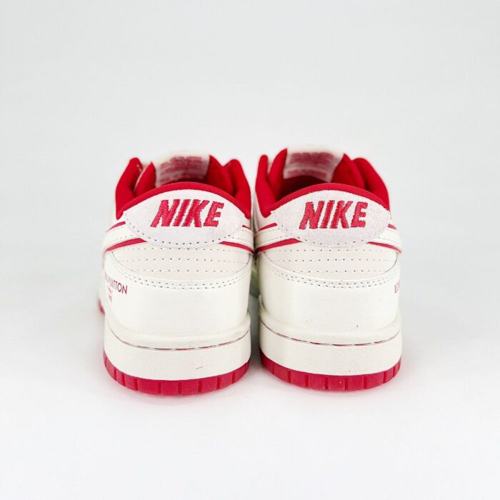 NIKE SB DUNK LOW X LOUIS VUITTON RED WHITE - Image 3