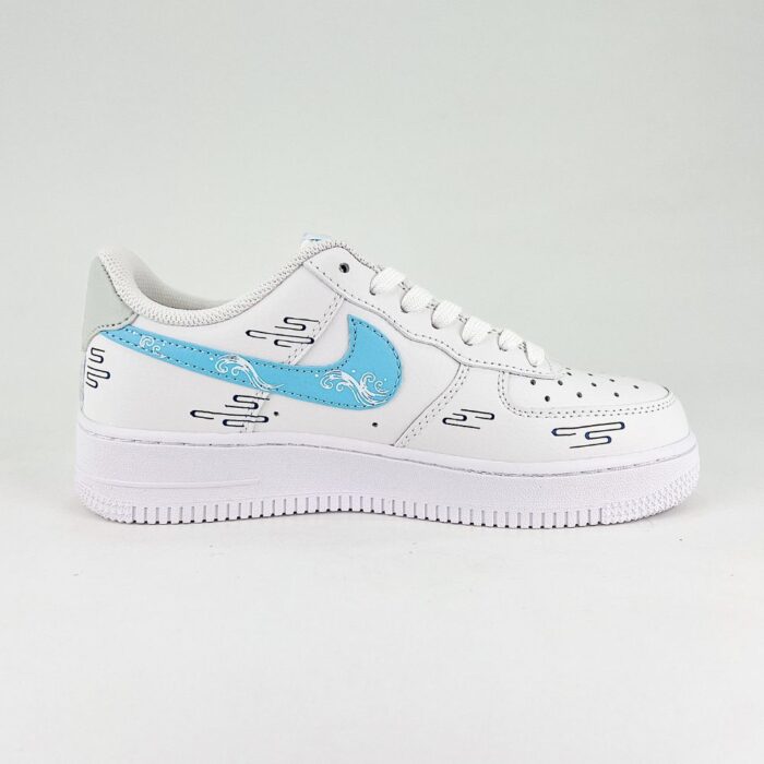 NIKE AIR FORCE 1 CUSTOM AO BING WHITE - Image 6