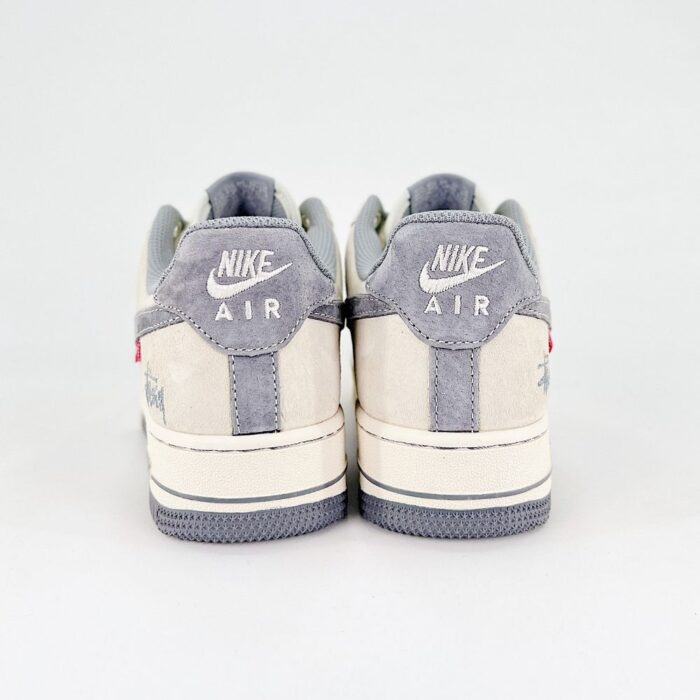 NIKE AIR FORCE 1 X STUSSY GREY BEIGE - Image 5