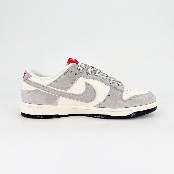 NIKE DUNK SB LOW X STUSSY GREY WHITE - Image 7