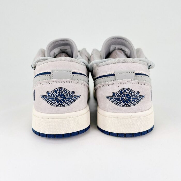 NIKE AIR JORDAN 1 LOW X BAPE NEUTRAL GREY - Image 6