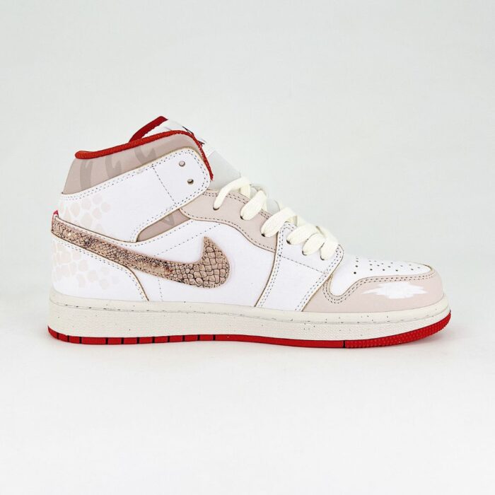 NIKE AIR JORDAN 1 MID YEAR OF THE SNAKE RED - Image 7