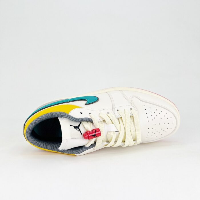 NIKE AIR JORDAN 1 LOW PREMIUM SAIL YELLOW OCHRE HV4511 133 - Image 4