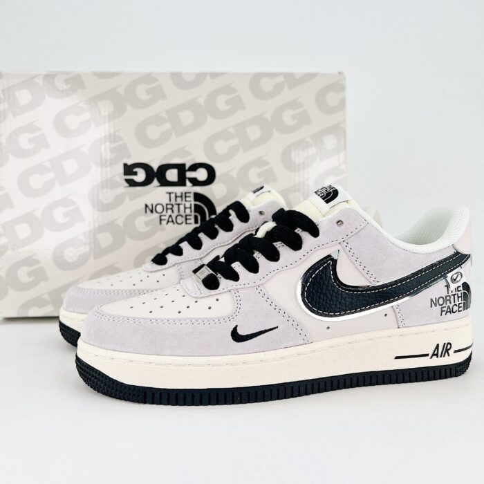 NIKE AIR FORCE 1 X THE NORTH FACE NEUTRAL GREY - Image 2