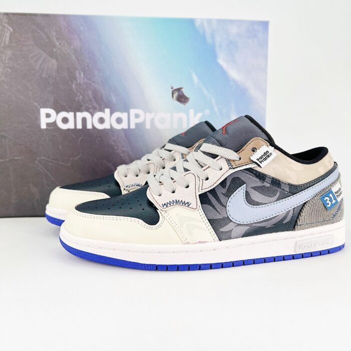 NIKE AIR JORDAN 1 LOW X PANDA PRANK FIERY PASSION BLACK - Image 2