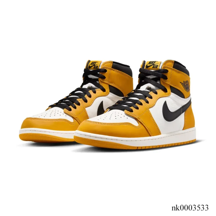 AJ 1 High OG Yellow Ochre Shoes Sneakers – nk0003533 - Image 3