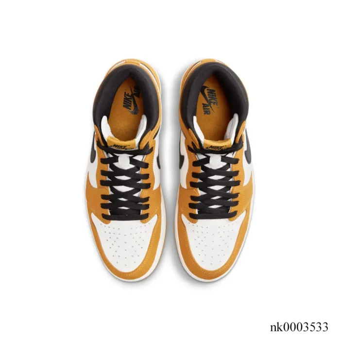 AJ 1 High OG Yellow Ochre Shoes Sneakers – nk0003533 - Image 4