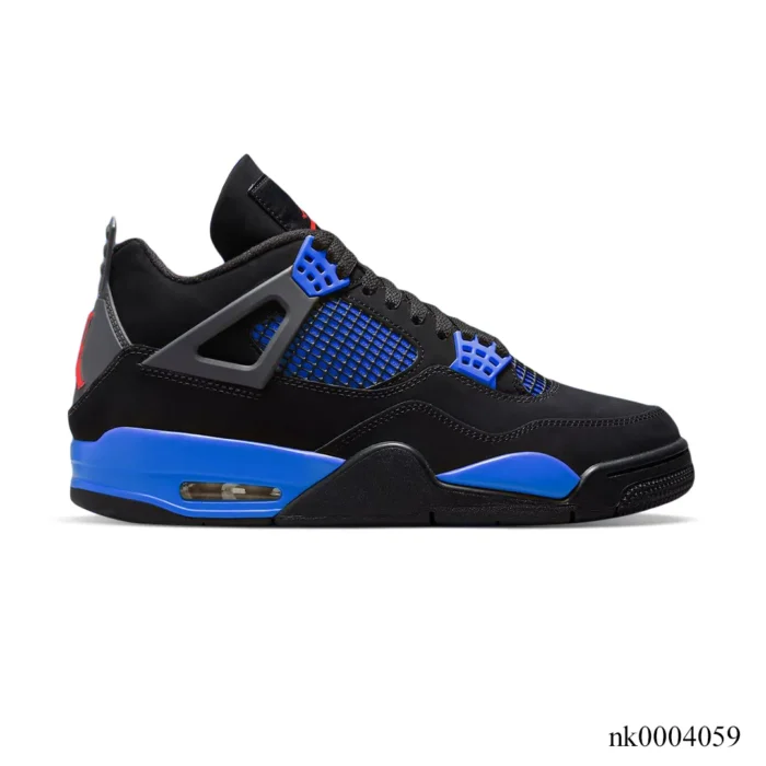 AJ 4 Retro Black Deep Royal Blue Shoes Sneakers – nk0004059