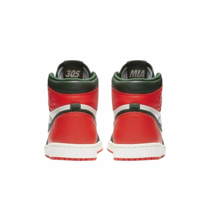 NIKE AIR JORDAN 1 RETRO HIGH SOLEFLY ART BASEL SAIL ORANGE BLACK AV3905 138 - Image 5