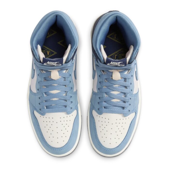 NIKE AIR JORDAN 1 HIGH OG FIRST IN FLIGHT UNIVERSITY BLUE MIDNIGHT NAVY SAIL FD2596 400 - Image 3