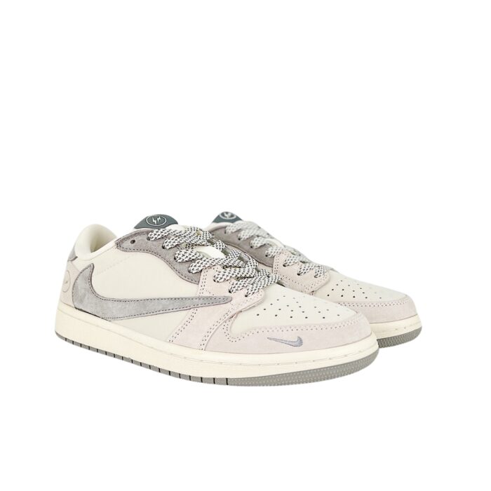 NIKE AIR JORDAN 1 LOW X TRAVIS SCOTT LIGHT GRAY JH6088 612