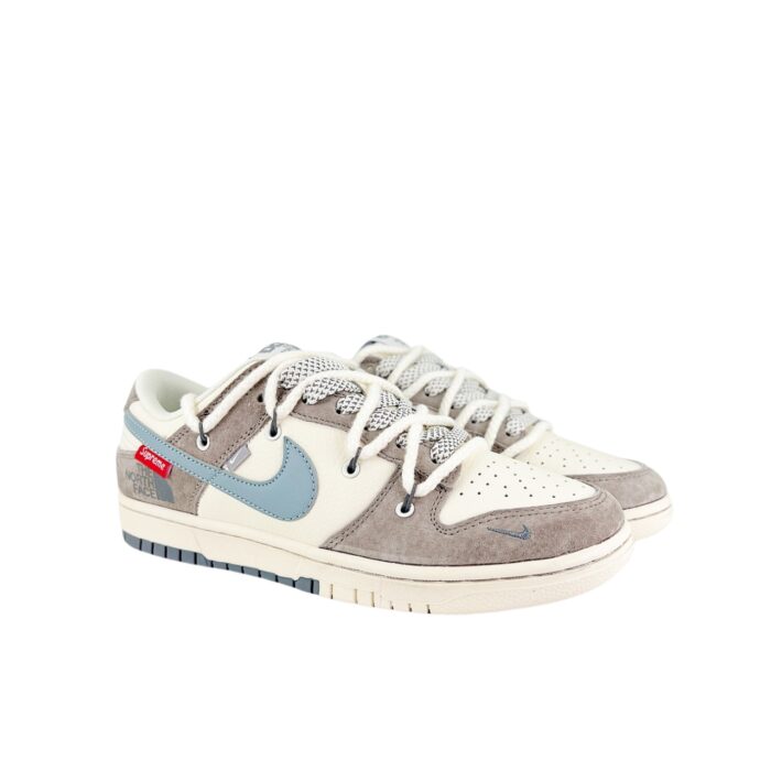 NIKE DUNK LOW X SUPREME X THE NORTH FACE GREY BLUE