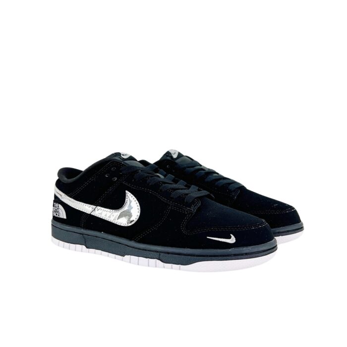 NIKE SB DUNK LOW X THE NORTH FACE BLACK CHROME SILVER