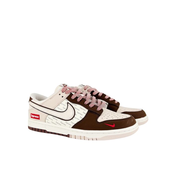 NIKE SB DUNK LOW SUPREME JOINT BARRAGE BROWN WHITE HOOK ANNIVERSARY DJ2024 091