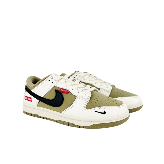 NIKE SB DUNK LOW X SUPREME WHITE GREEN BLACK CH8311 231