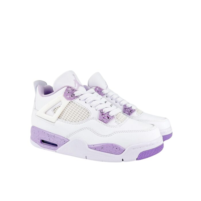 NIKE AIR JORDAN 4 RETRO PURPLE WHITE