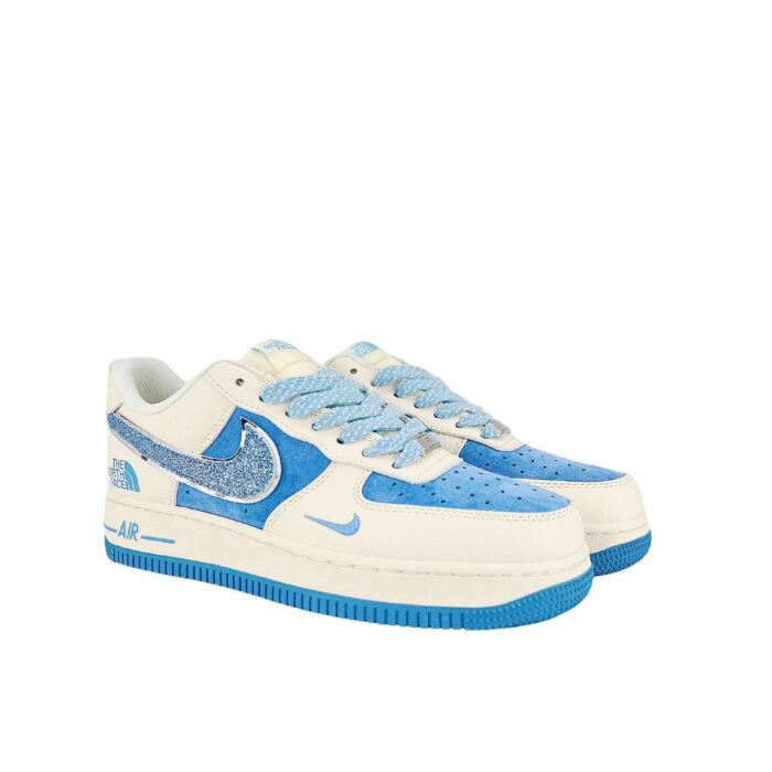 NIKE AIR FORCE 1 LOW X THE NORTH FACE BLUE BEIGE