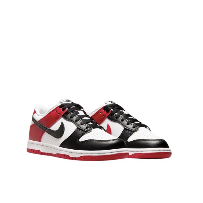 NIKE DUNK LOW BLACK TOE RED WHITE BLACK HF9980 600