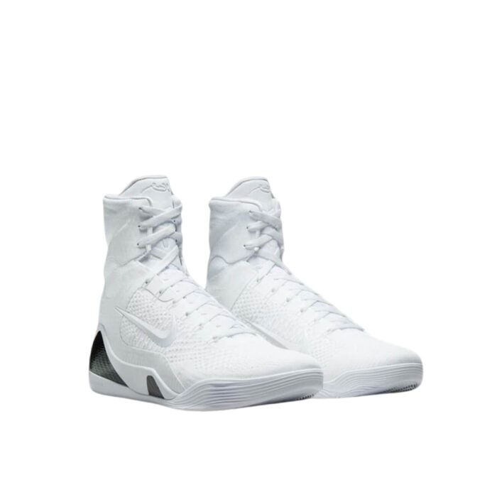 NIKE KOBE 9 ELITE HIGH PROTRO HALO WHITE BLACK FZ7335 100