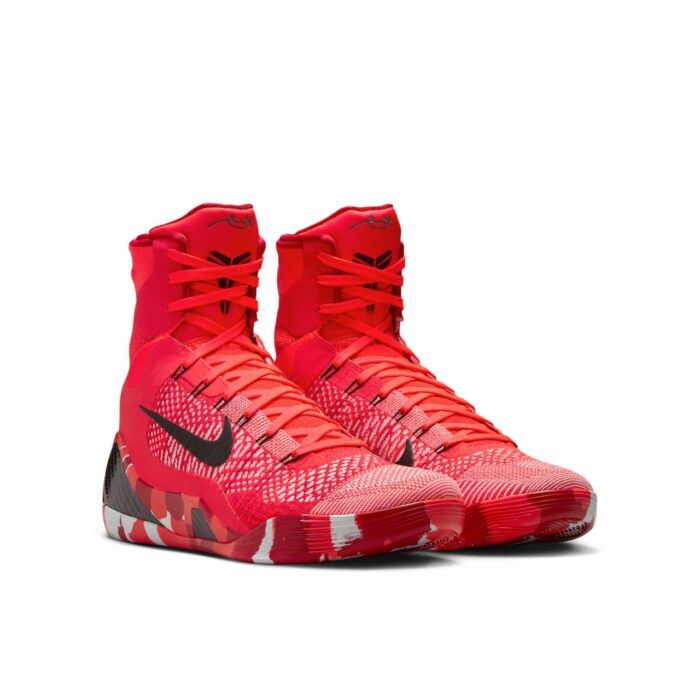 NIKE KOBE 9 ELITE PROTRO CHRISTMAS BRIGHT CRIMSON FZ7335 600