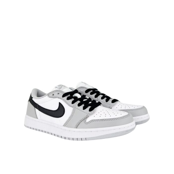 NIKE AIR JORDAN 1 LOW OG BARONS WHITE BLACK GRAY