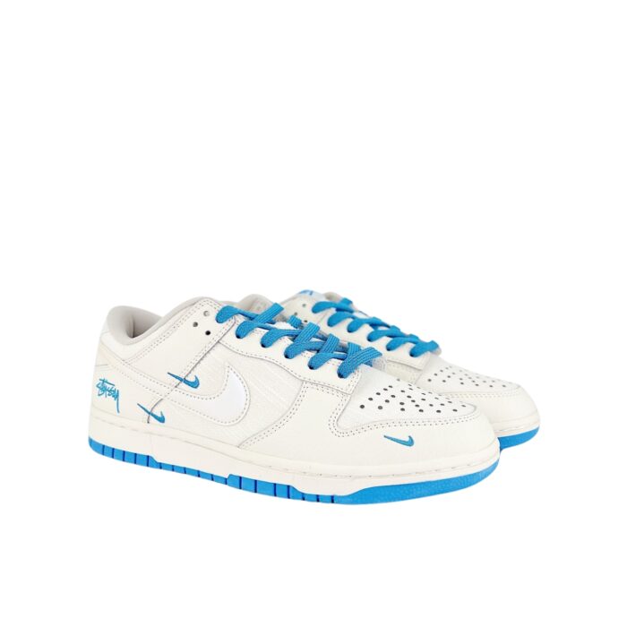 NIKE DUNK LOW STUSSY WHITE LIGHT BLUE KK1888 014