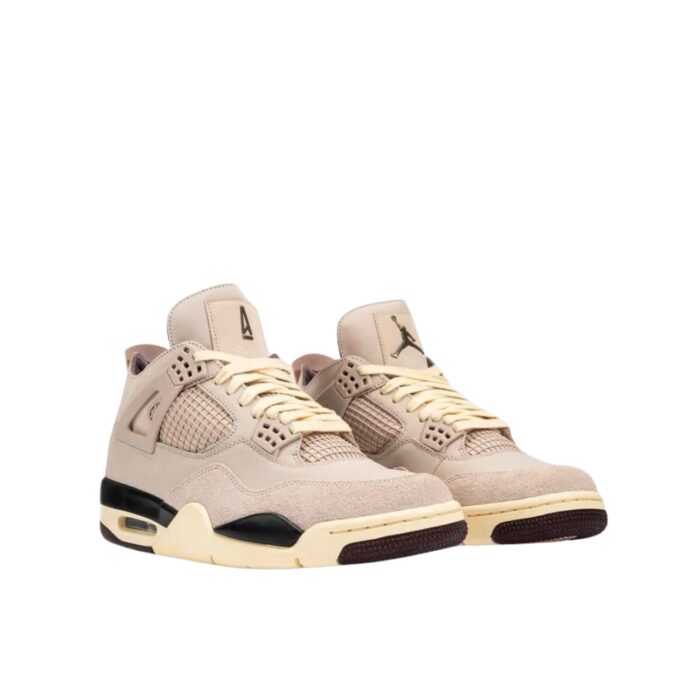 NIKE AIR JORDAN 4 FOSSIL STONE X A MA MANIERE PHANTOM METALLIC PEWTER VIOLET ORE LIGHT IRON ORE MUSLIN BURGUNDY CRUSH FZ4810 001