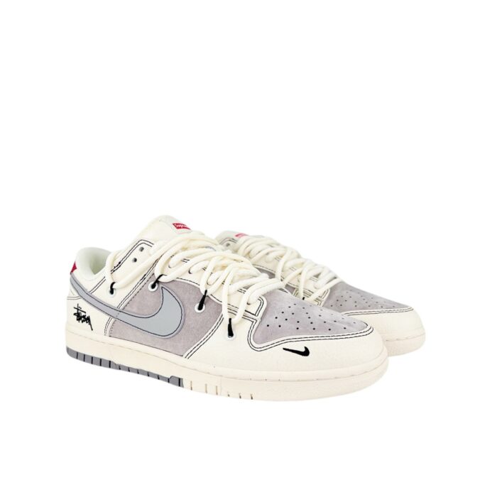 NIKE DUNK SB LOW X STUSSY X SUPREME GREY BEIGE