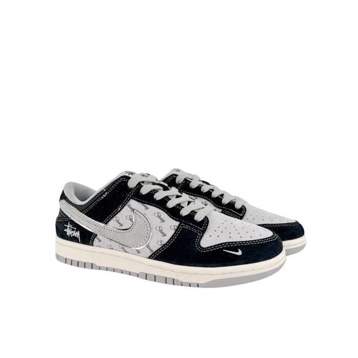 NIKE SB DUNK LOW x STUSSY BLACK GRAY XX3168 008