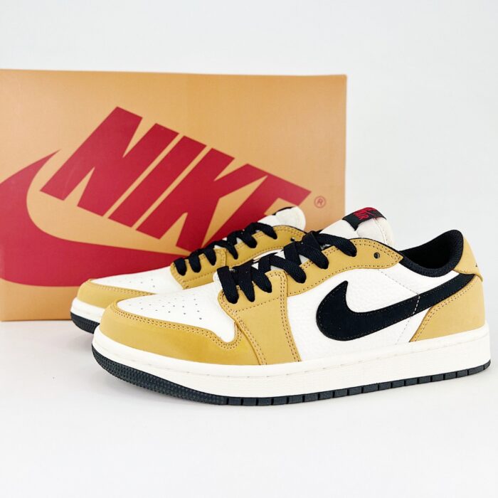 NIKE AIR JORDAN 1 LOW ROOKIE OF THE YEAR YELLOW CZ0790 107 - Image 2