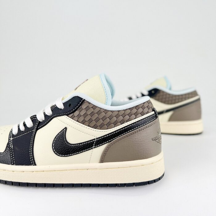 NIKE AIR JORDAN 1 LOW SE COCONUT MILK BLACK HQ3437 101 - Image 4