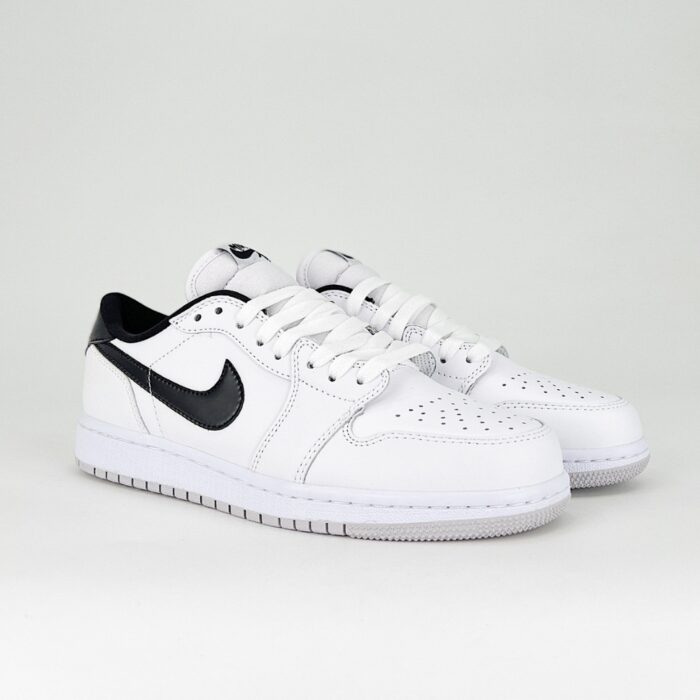 NIKE AIR JORDAN 1 LOW METALLIC BLACK FB9933 102 - Image 2