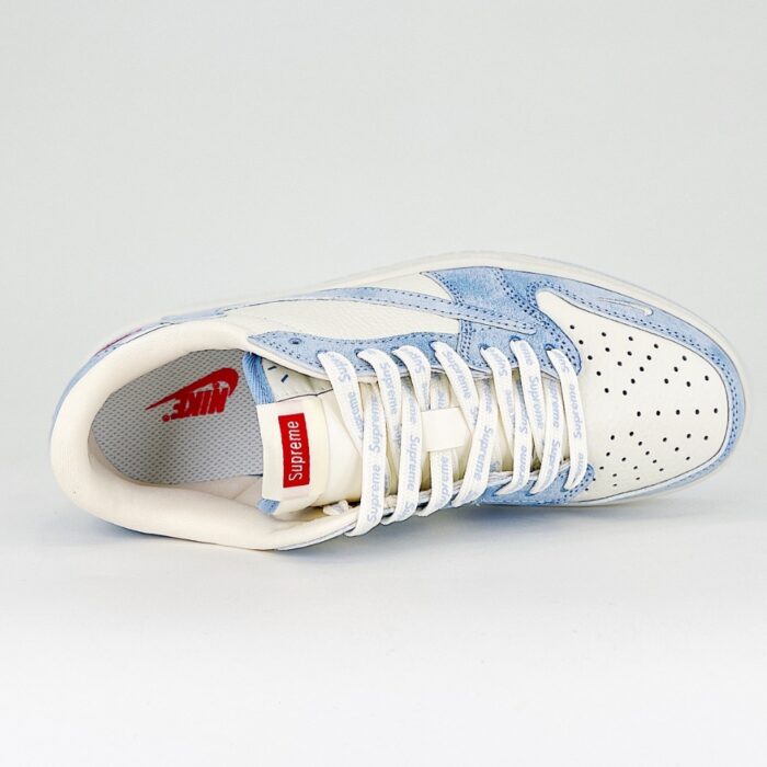 NIKE AIR JORDAN 1 LOW X TRAVIS SCOTT X SUPREME BLUE WHITE CH6336 010 - Image 6