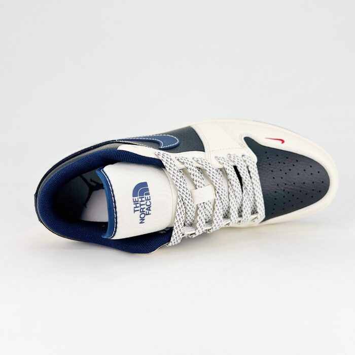 NIKE AIR JORDAN 1 LOW X THE NORTH FACE BLUE WHITE - Image 6