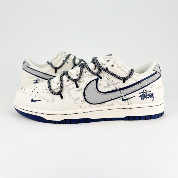 NIKE SB DUNK LOW WHITE AND GREY SJ2068 277 - Image 3