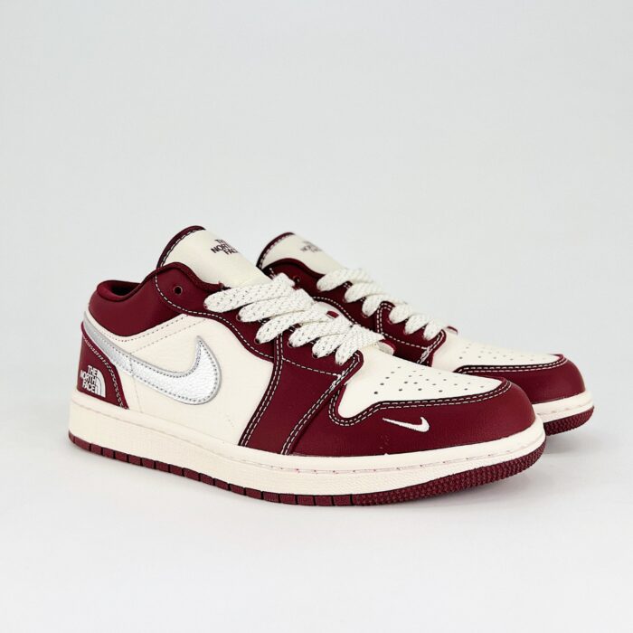 NIKE AIR JORDAN 1 LOW X THE NORTH FACE BURGUNDY XX2422 022 - Image 3