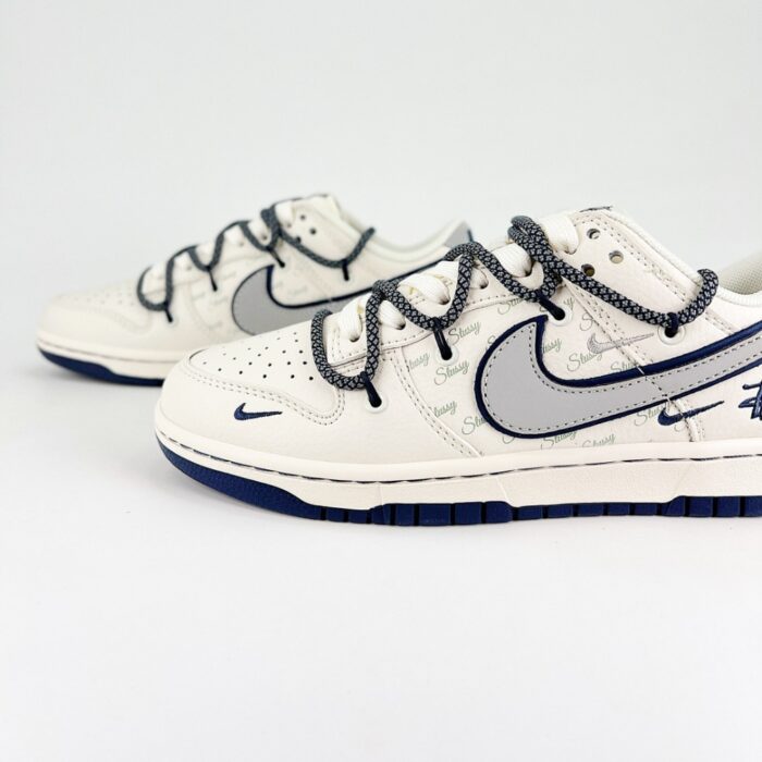 NIKE SB DUNK LOW WHITE AND GREY SJ2068 277 - Image 4