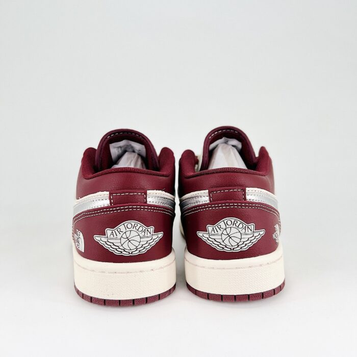 NIKE AIR JORDAN 1 LOW X THE NORTH FACE BURGUNDY XX2422 022 - Image 4